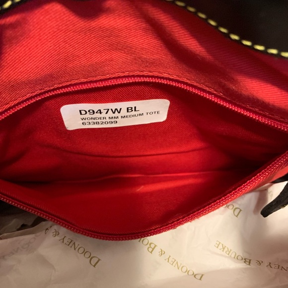 NWT Dooney & Bourke Disney 2010 Wonder Mickey Silhouettes Med Tote/Shoulder Bag - Picture 9 of 16